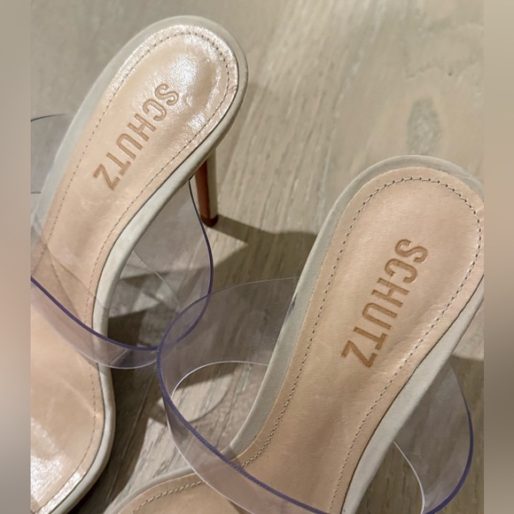 Schultz Ariella Clear Heels Size 8.5 - Picture 3 of 7